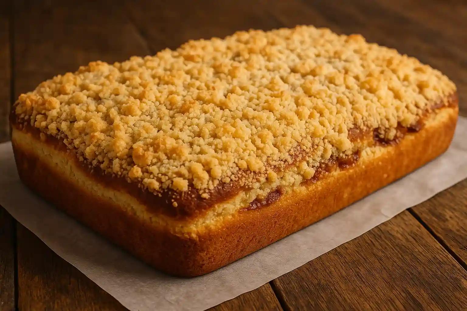 Cuca Alemã Tradicional: Receita do Sul com Farofa Doce Crocante