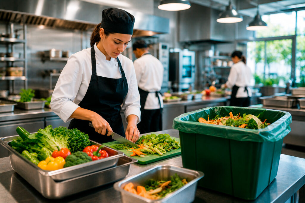 desperdício de alimentos em restaurantes corporativos