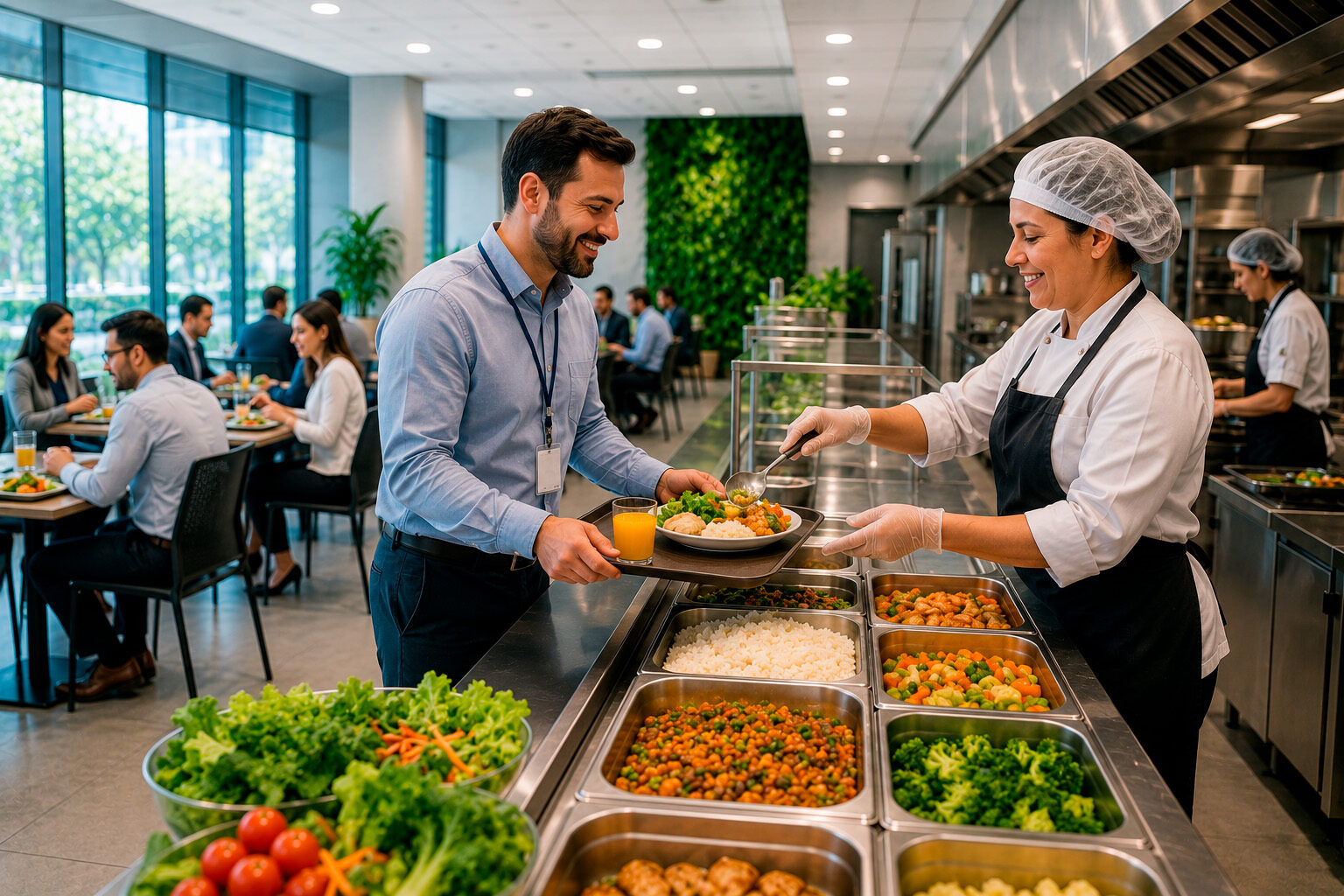 alimentação coletiva
