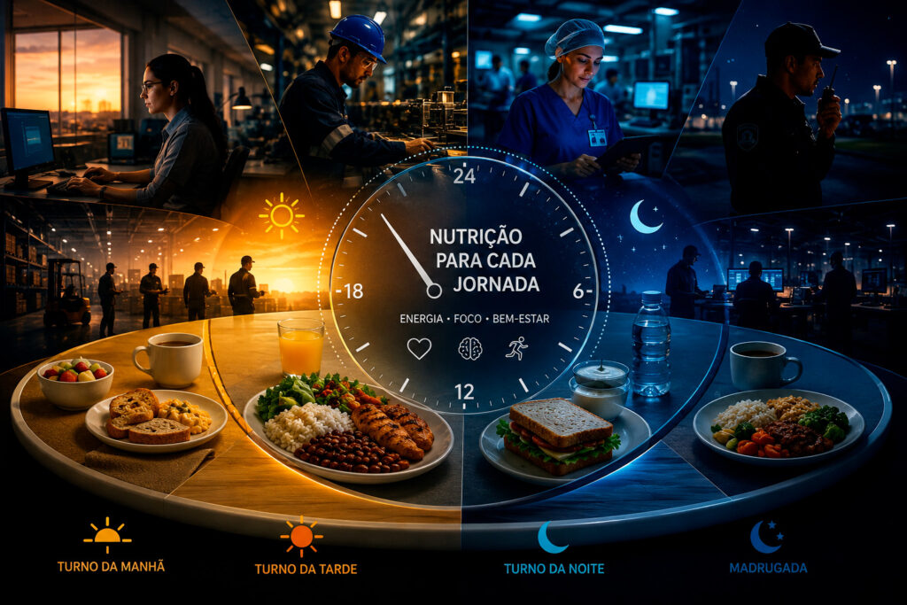 Alimentação para trabalhadores em turnos