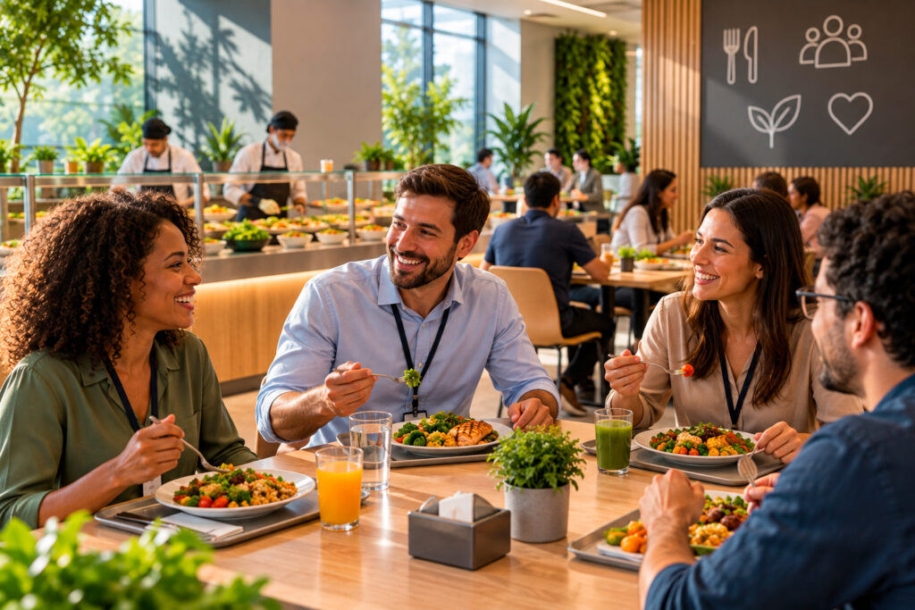 Benefícios da alimentação corporativa