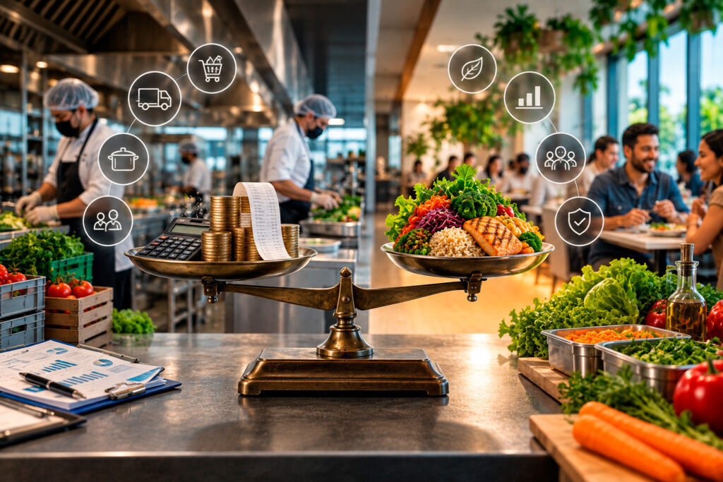 custos na alimentação corporativa