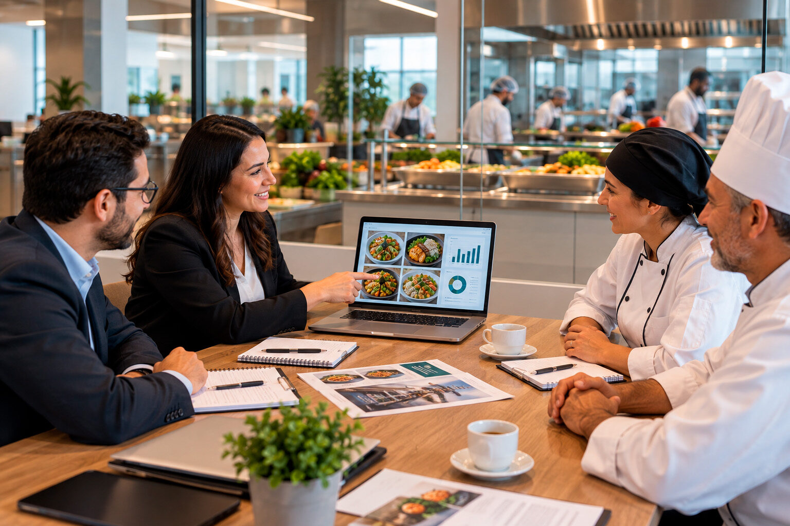 Empresa de alimentação corporativa