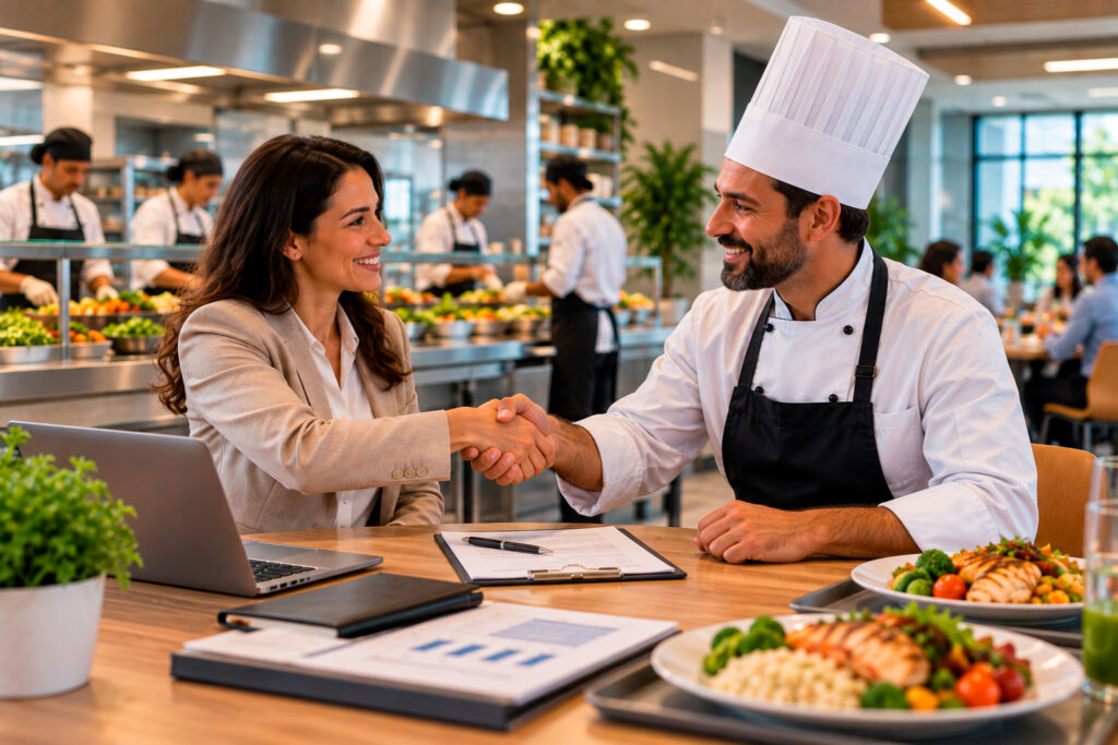 terceirização de alimentação corporativa